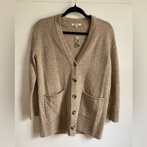 NEW MAdewell wool cardigan XXS